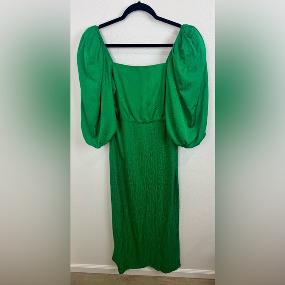 Johanna Ortiz Thread of Thought Puff Sleeve Maxi Dress Size 6 - Picture 9 of 16
